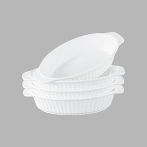 본차이나 타원그라탕 SET(4p)