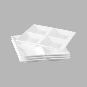 본차이나 사각나눔찬기(4칸)SET